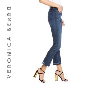 Veronica Beard Carly Tuxedo Kick Flare Jeans